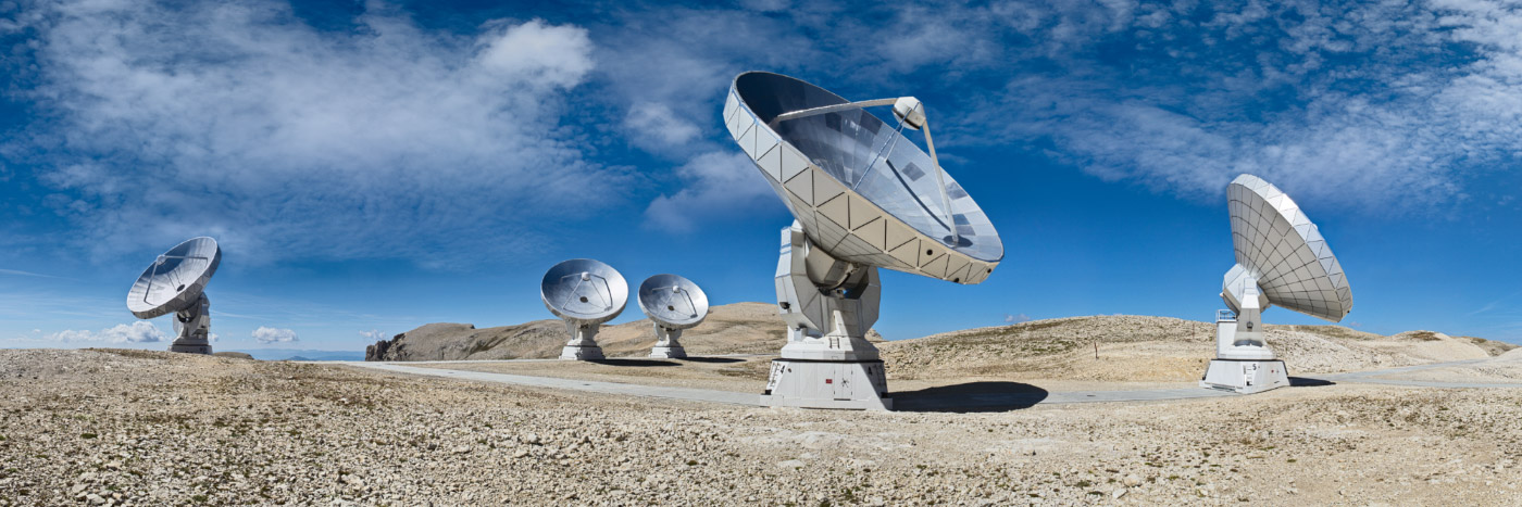 Herve Sentucq - Antennes de radiotélescopes, Plateau de Bure, Dévoluy