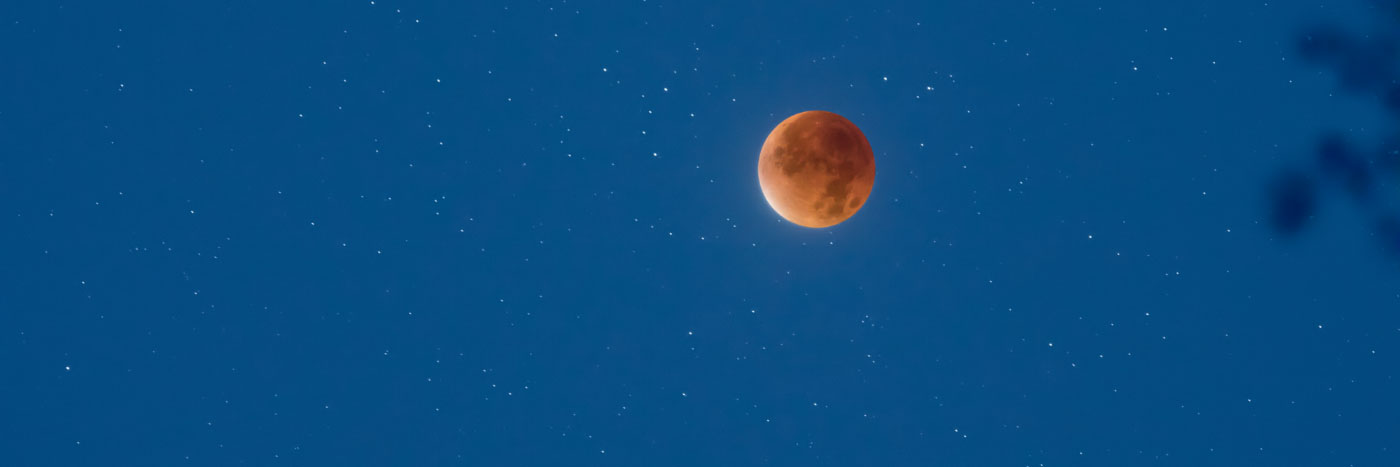 Herve Sentucq - Super lune rouge (éclipse totale de lune)
