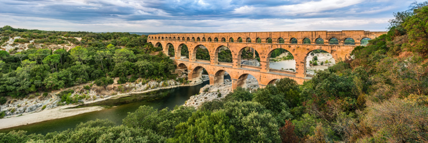 Herve Sentucq - Aqueduc romain du Ier siècle dit Pont du Gard