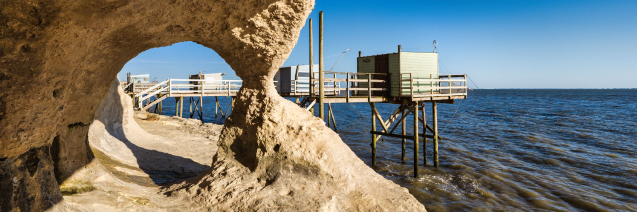 Herve Sentucq - Meschers, Boulevard de la falaise, estuaire de la Gironde